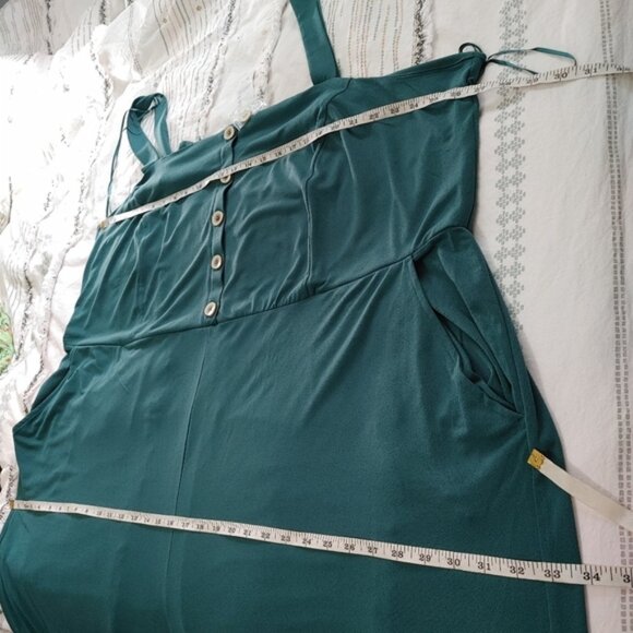 Addition Elle teal jumpsuit size 5X - Picture 14 of 16